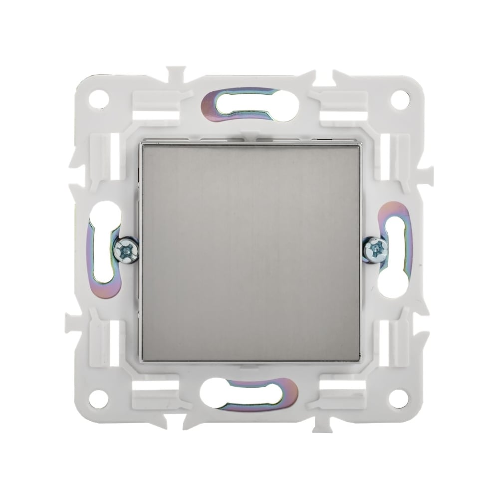 Изображение товара Заглушка с суппортом IEK SKANDY SK-C01N никель для электросетей