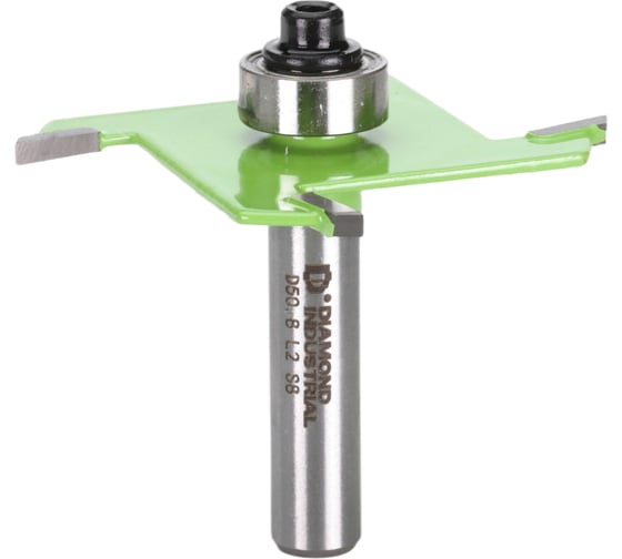 Изображение товара Фреза кромочная дисковая (пазовая) с нижним подшипником 2,0x50,8 мм S=8 мм Z=4 Diamond Industrial DIDFRDIS420