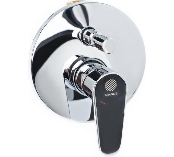 Изображение товара Смеситель монтируемый в стену с переключателем Orange M22-500cr