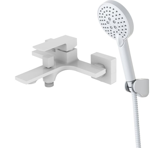 Изображение товара Смеситель для ванны с душевым набором ORANGE белая M04-300w