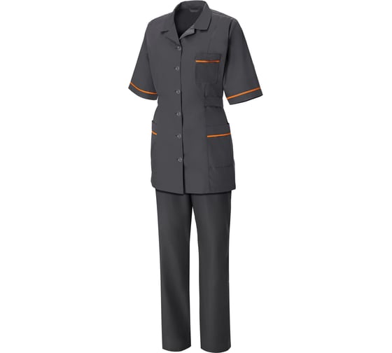 Изображение товара Костюм СОЮЗСПЕЦОДЕЖДА ВИТА, графит/оранжевый, р. 40-42, рост 158-164 2000000125213