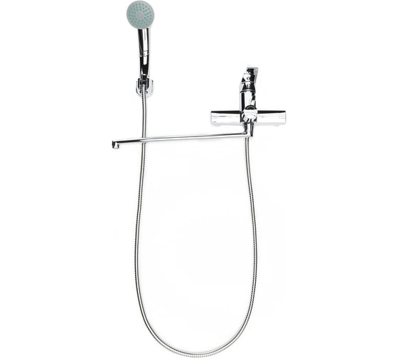 Изображение товара Полимерный универсальный смеситель для ванны и душа OneLife хром P02-218cr