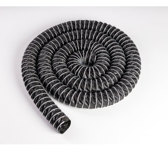 Изображение товара Высокотемпературный шланг с внешней зажимной спиралью Тексоник диаметр 50мм, длина 3 м, T-Clip Silicon-50-3