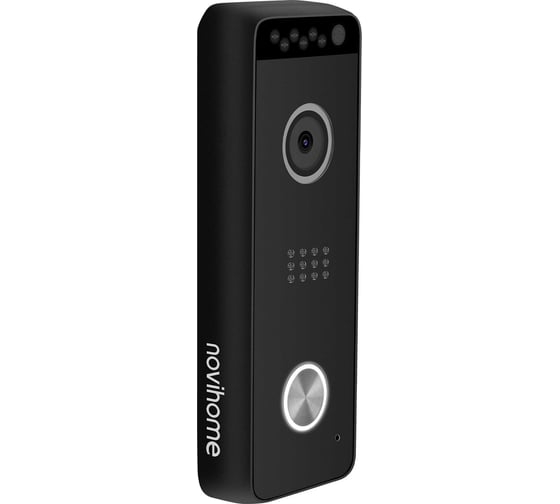 Изображение товара Вызывная панель видеодомофона Novihome SOLID FHD BLACK. Камера 2.1 Мп с ИК-подсветкой, 140 гр. Видеовыход AHD 1080p/AHD 720p/CVBS. Встроенный БУЗ. Подключение к регистратору. Всепогодное исполнение 4639