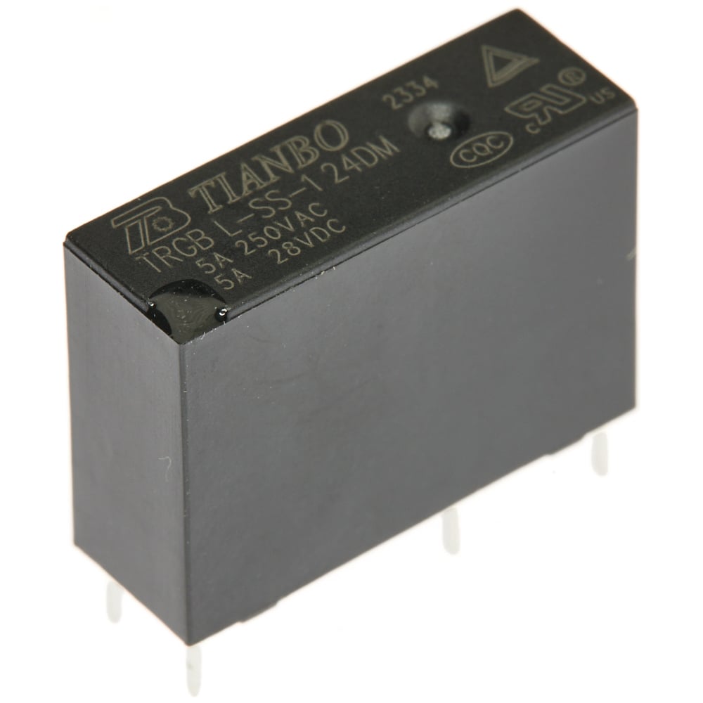 Изображение товара Реле электромагнитное Tianbo RELAY TRGB-L-SS-124DM 1 NO 5А 24В