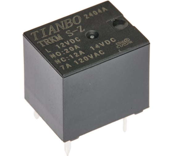 Изображение товара Реле электромагнитное Tianbo RELAY (25 шт/упак) TRKM-L-12VDC-S-Z 1018