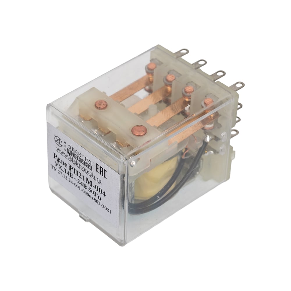 Изображение товара Промежуточное реле МПО Электротехника РП21М-004 УХЛ4Б 220В 6А