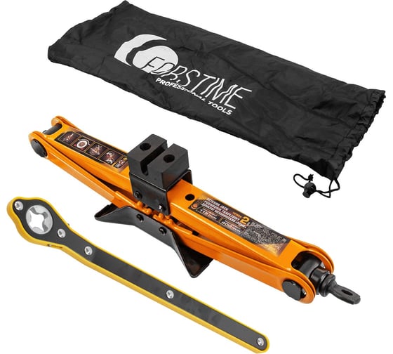 Изображение товара Домкрат механический FORSTIME ромб, 2 т FT-10152A(61283)