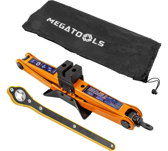 Изображение товара Домкрат механический MEGATOOLS ромб 2 т MT-10152A(61286)