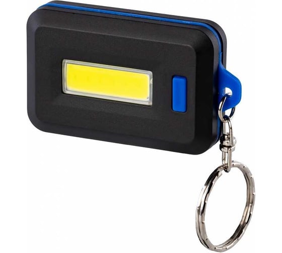 Изображение товара Фонарь брелок Smartbuy COB, батареи AAAх3 шт, кольцо, 6x3.5 см SBF-845