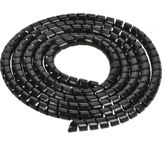 Изображение товара Спираль монтажная IEK СП-12 черная (2м/упак) USWB1-12-02-K02