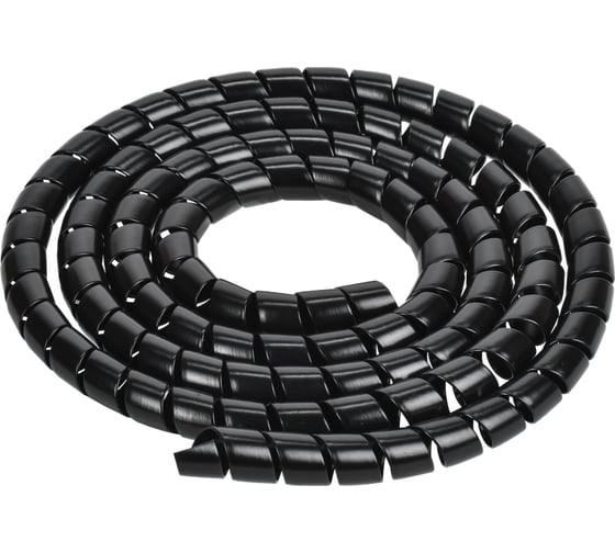 Изображение товара Спираль монтажная IEK СПГ-20 черная (2м/упак) USWB1-20-02-K02