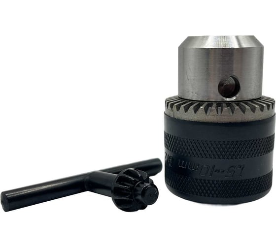 Изображение товара Патрон сверлильный TORNERI ПС 10 (1.5-10) В12, с ключом, исп. R-11 кл.2 026347