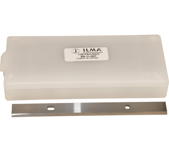 Изображение товара Нож сменный твердосплавный ILMA 120x13x2,2 стандарт HW 35º Z=2 (упаковка 10шт) 01.30.1201322-10