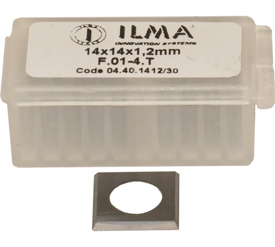 Изображение товара Нож сменный квадратный твердосплавный ILMA 14x14x1,2 30º HW (упаковка 10шт) 04.40.1412/30-10