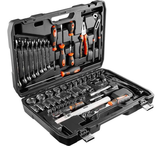 Изображение товара Набор инструмента Wester WT072 универсальный 1/4'' 1/2''DR 72 предмета 626581