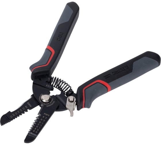 Изображение товара Профессиональный инструмент для зачистки проводов DELI (стриппер) DL2667 диапазон зачистки 0,6-2,6 мм, нержавеющая сталь, автоматический возврат 178800