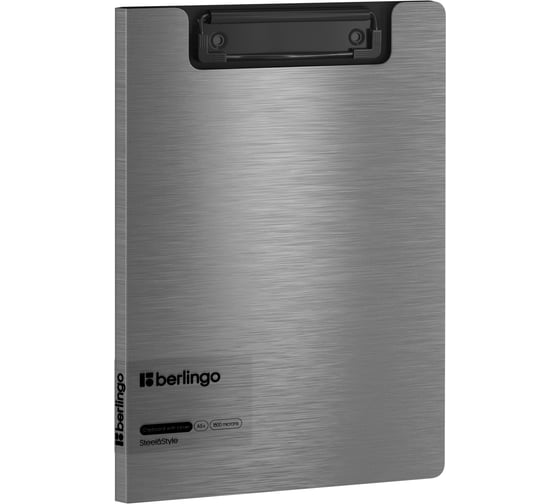 Изображение товара Папка-планшет BERLINGO Steel&Style с зажимом A5+, 1800 мкм, пластик полифом PPf_94102