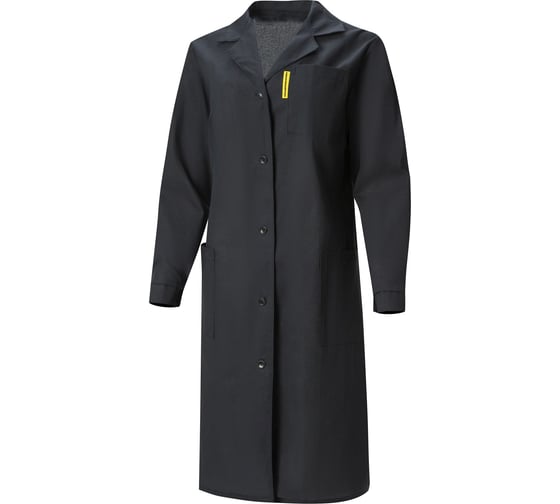 Изображение товара Женский халат СОЮЗСПЕЦОДЕЖДА черный, р. 52-54, рост 158-164 2200000094230