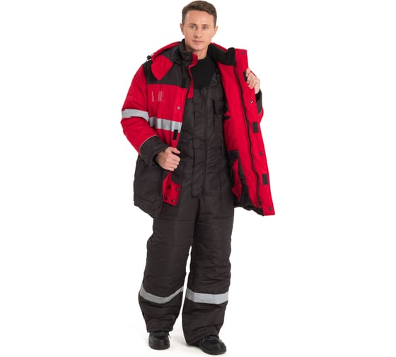 Изображение товара Костюм РАССО НордМен красный/черный, р.68-70/194-200 01265 (68/194)