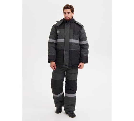 Изображение товара Костюм РАССО НордМен, серый/черный, р.48-50/170-176 01981 (48/170)