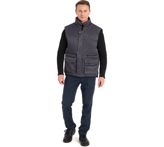 Изображение товара Жилет утепленный РАССО "Докер", темно-синий, р.56-58/182-188 01953 (56/182)