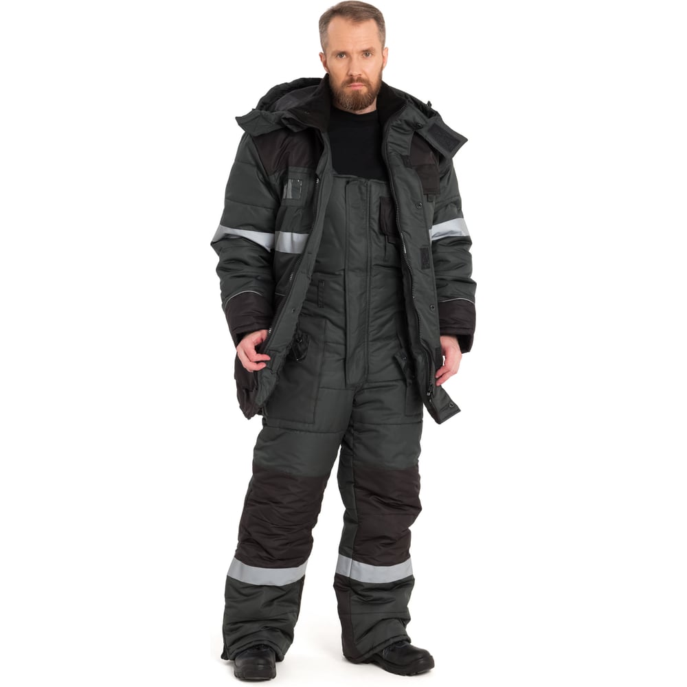 Изображение товара Костюм РАССО НордМен мужской водоотталкивающий утепленный синтетический 56-58