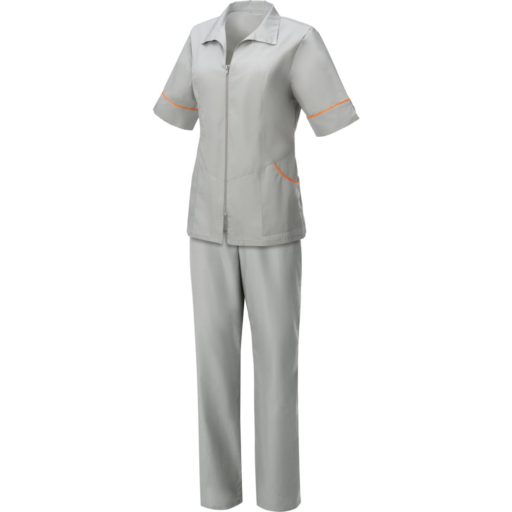 Изображение товара Костюм женский СОЮЗСПЕЦОДЕЖДА Грация светло-серый р.56 деловой стиль