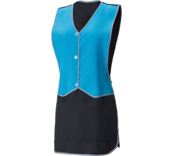 Изображение товара Фартук-жилетка СОЮЗСПЕЦОДЕЖДА темно-синий/голубой, р. 44-54 2000000037967