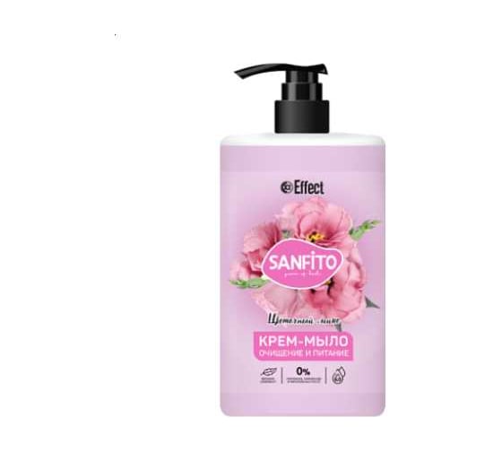Изображение товара Жидкое крем-мыло Effect Sanfito, Цветочный микс, 1 л 25509