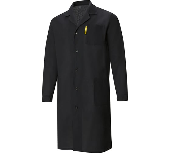 Изображение товара Мужской черный халат СОЮЗСПЕЦОДЕЖДА р. 48-50/рост 182-188 2200000094551