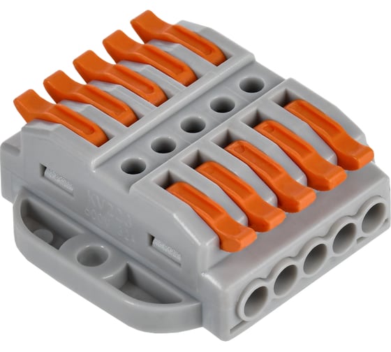 Изображение товара Строительно-монтажная клемма IEK СМК 222-4155P (50шт/упак) UKZ20-4155P-050