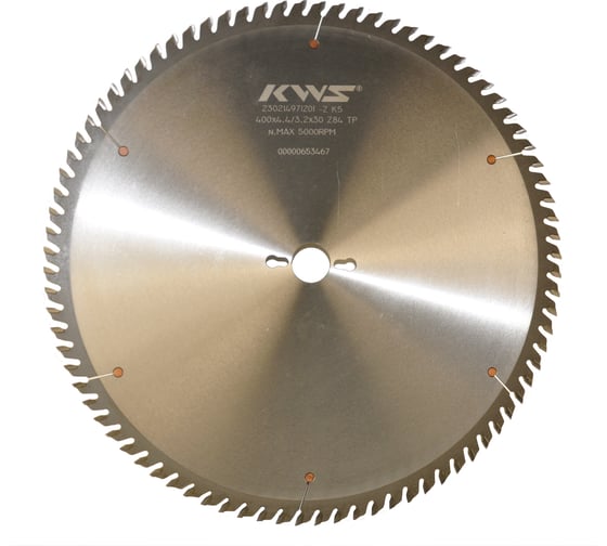 Изображение товара Пильный диск KWS 400х30х4.4/3.2х84T TP 2/7/42+2/10/60 K5 08050-4003044084TP