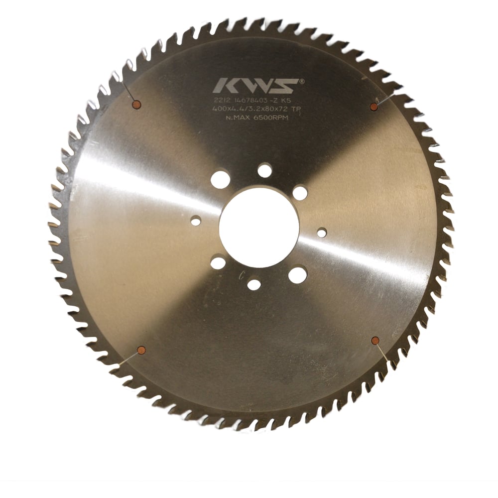 Изображение товара Пильный диск KWS 400х80х4.4/3.2х72T TP 2/15/105+2/10/125+2/19/120+2/14/110 K5 01.DZKL.05.4008044072TP