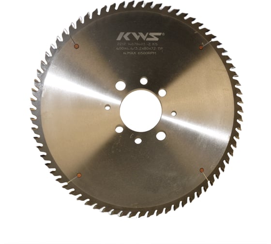 Изображение товара Пильный диск KWS 400х80х4.4/3.2х72T TP 2/15/105+2/10/125+2/19/120+2/14/110 K5 01.DZKL.05.4008044072TP