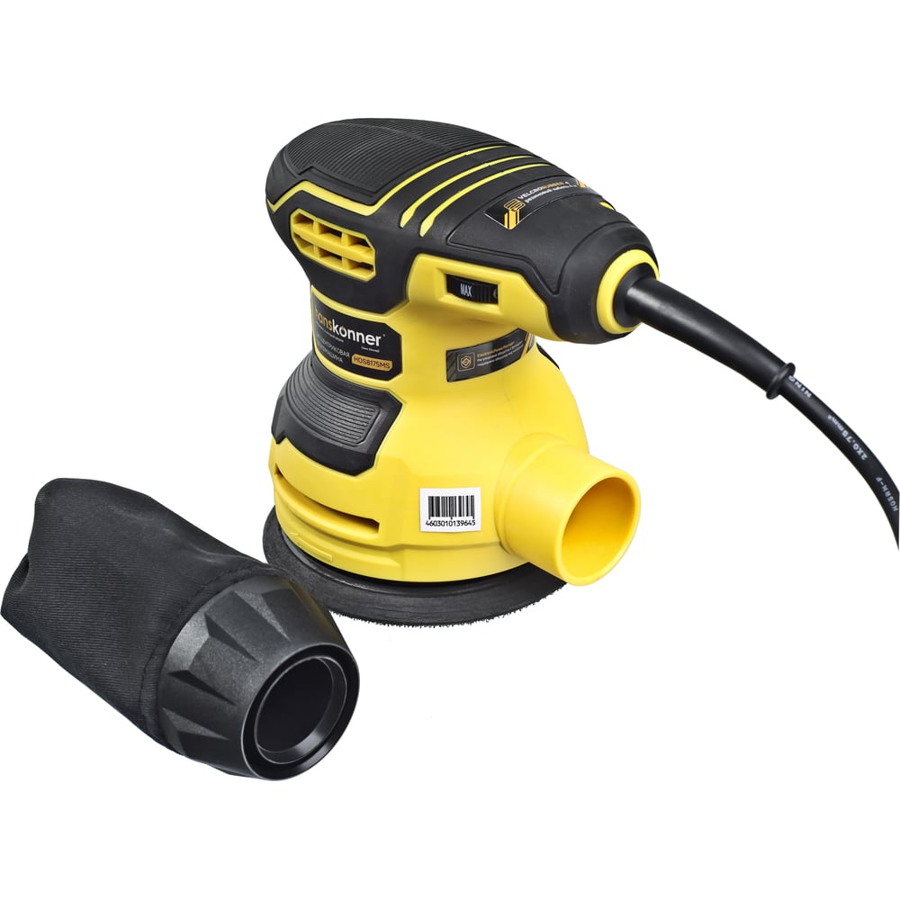 Изображение товара Эксцентриковая шлифовальная машина Hanskonner HOS8175MS 350Вт профессиональная