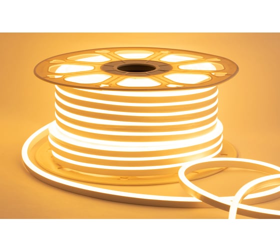 Изображение товара Светодиодный неон Apeyron мини, 220В, 5,5Вт/м, smd2835, 120д/м, IP65, 150Лм/м, 8х16мм, 50м, 3000К 17-32