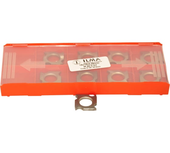 Изображение товара Нож подрезной ILMA 4-х сторонний 18x18x2.45 HW (упаковка 10шт) 07.80.1818245-10