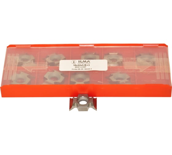 Изображение товара Кромочная пластина HW 16x22x5 R=3 (упаковка 10шт) ILMA 09.20.16225.3-10
