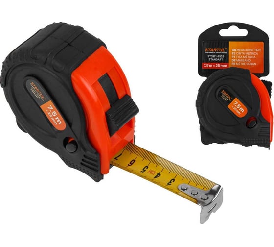 Изображение товара Рулетка STARTUL STANDART 7.5м/25мм ST3111-7525