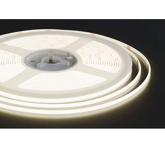 Изображение товара Светодиодная лента Apeyron 24В 7 Вт/м, COB 384 д/м, 700 лм/м, подложка 3мм, 5м, 4000K 00-379