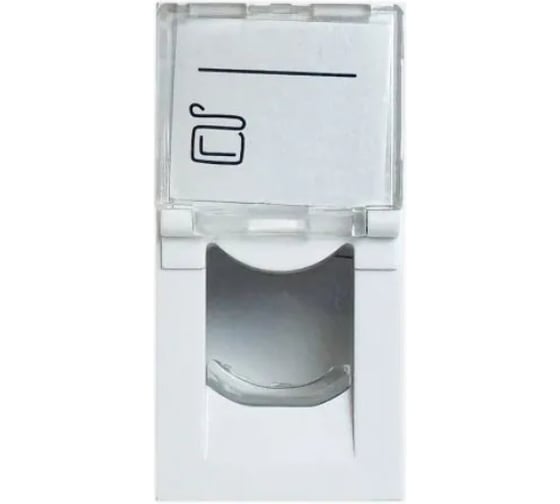 Изображение товара Панель лицевая Filum под 1 модуль Keystone, 45x22,5 мм (mosaic), белая FL-FP77