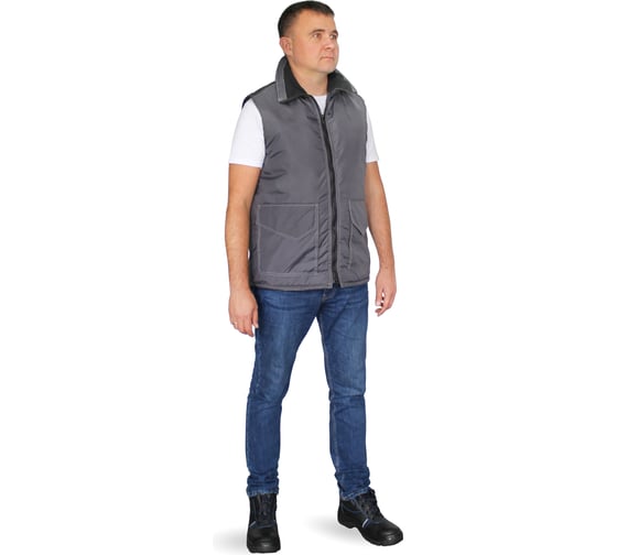 Изображение товара Жилет утепленный РАССО "Ритм" темно-серый, р 44-46 76585 (44)