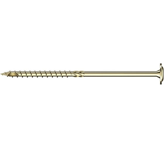 Изображение товара Шуруп конструкционный TULSTOR PT с тарельчатой головкой, желтая оцинковка, TX40, 8x180 мм, 50 шт. G903469