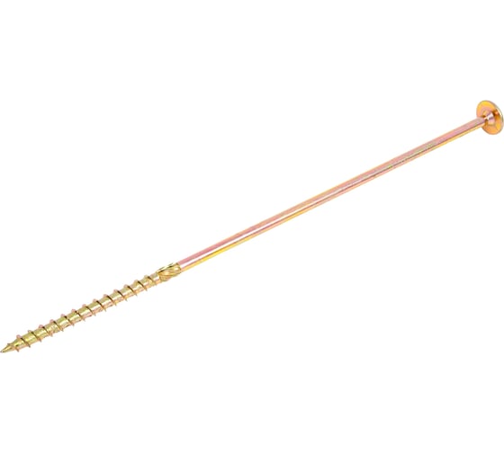 Изображение товара Шуруп конструкционный TULSTOR PT с тарельчатой головкой, желтая оцинковка, TX40, 8x300 мм, 50 шт. G903475