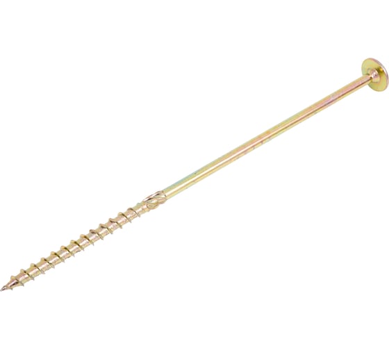 Изображение товара Шуруп конструкционный TULSTOR PT с тарельчатой головкой, желтая оцинковка, TX40, 8x240 мм, 50 шт. G903472