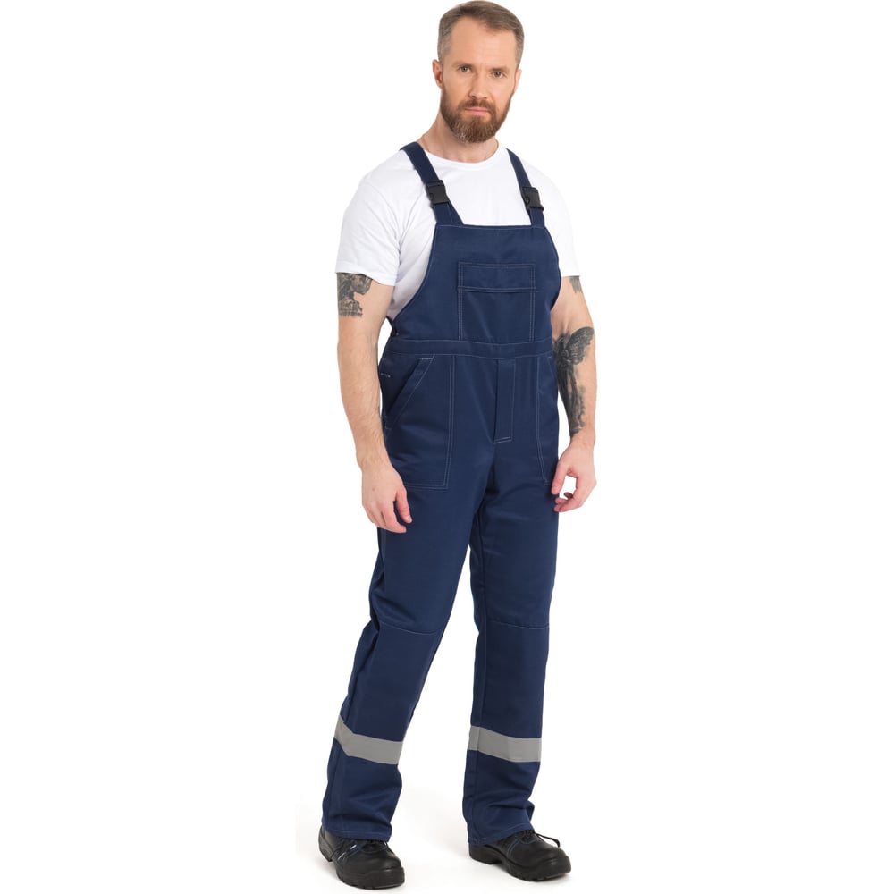 Изображение товара Полукомбинезон мужской летний РАССО "Нова" темно-синий, р 48-50/170-176 76461 (48/170)