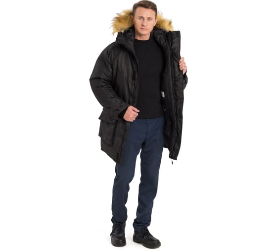 Изображение товара Куртка РАССО "Премьер" чёрный, р 64-66/194-200 75960 (64/194)