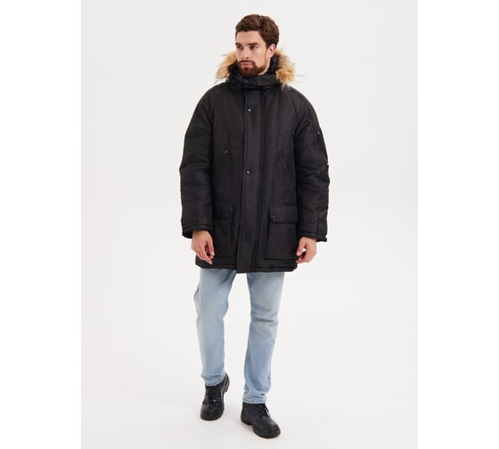 Изображение товара Куртка РАССО "Премьер" чёрный, р 52-54/170-176 75960 (52/170)