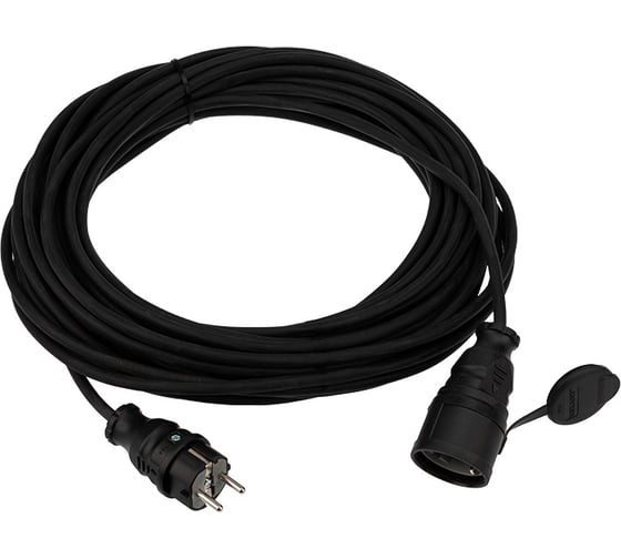 Изображение товара Силовой удлинитель REXANT КГ 3х1.5, 20 м, морозостойкий, с/з, 16 А, 3500 Вт, IP44 11-7072